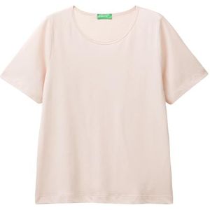 United Colors of Benetton T-shirt dames, Roze, L