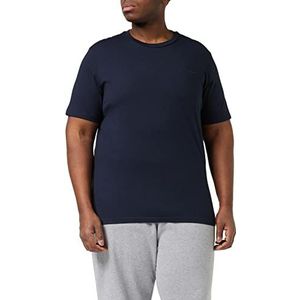 Champion American Classics Small Script Logo T-shirt voor heren, Navy Blauw, S