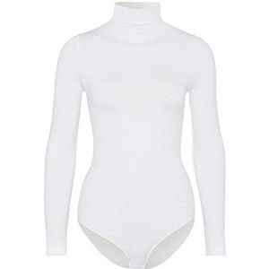 FALKE - Rich Cotton - Katoen Body - Wit - Lange Mouwen