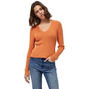 Peppercorn Dames Tana Rib Pullover, Perzik Karamel, L
