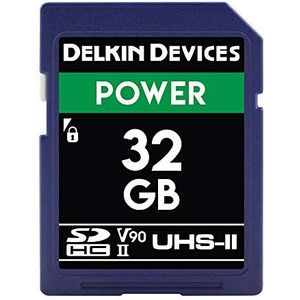 Delkin Devices 32 GB Power SDHC 2000 x U3/V90 geheugenkaart