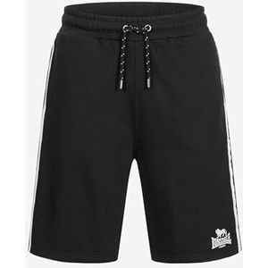 Lonsdale CRAIGSTON shorts voor heren, normale pasvorm, Black/White, L