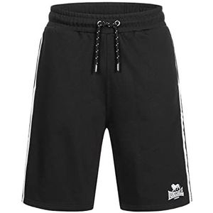 Lonsdale CRAIGSTON shorts voor heren, normale pasvorm, Black/White, M