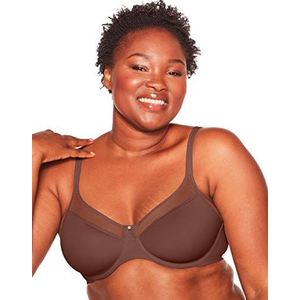 Bali Women's One Smooth U Ultra Light Illusion Neckline Underwire beha met volledige bekleding, dames