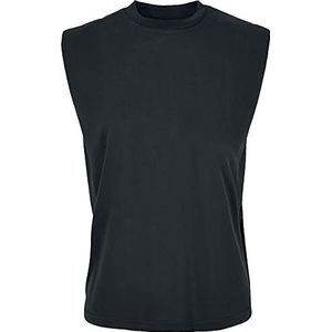 Urban Classics Dames Dames Modal Padded Shoulder Tank T-shirt, zwart, 4XL