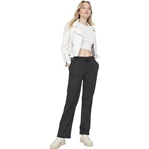 Trendyol Vrouwen normale taille rechte pijpen rechte joggingbroek, Grijs, XS
