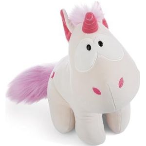 NICI 49488 Knuffeldier eenhoorn Theodor Soft 35 cm wit zittend knuffeldier van zacht pluche, schattig pluche dier om te knuffelen en te spelen, voor kinderen en volwassenen, leuk cadeau-idee