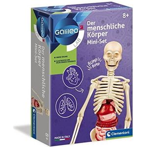 Clementon-Galileo Science 69489 Mini-set voor kinderen vanaf 8 jaar, speelgoed voor anatomie en skelet, ideaal voor Kerstmis,Multi-kleuren