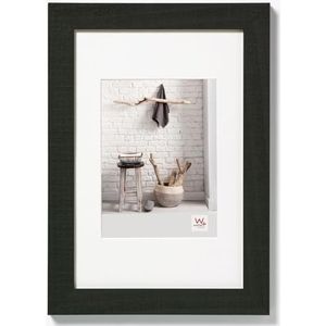 walther design fotolijst zwart 40 x 60 cm met passe-partout, Home houten lijst HO460B