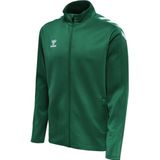 Hummel - Core Xk - Track Suit Jas - Groen - Polyester - Met Ritssluiting