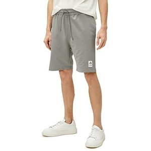 Koton Herenshorts met trekkoord, slim fit, zakken, gedetailleerd label, grijs (027), S