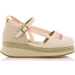 Mustang Kidsvoor vrouwen/meisjes. 48952 Silvana Beige Sandalen (33), Stof, 1 tot 3 cm, Casual, kinderkleding