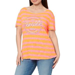 KEYLARGO Dames T-shirt WT Florida Round, Neon Pink-Neon Oranje (2324), M