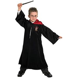 Rubie's Officiële Harry Potter Gryffindor Deluxe badjas kinderkostuum, meerkleurig, 9-10 jaar, 27 EU-28 EU