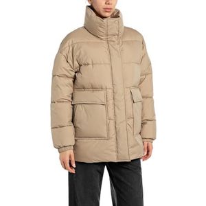 Replay Gewatteerde damesjas, 867 LIGHT KOFFIE, S