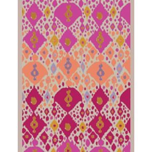 Onlnova Life Vis S/S Thea Dress Aop, raspberry rose, XS