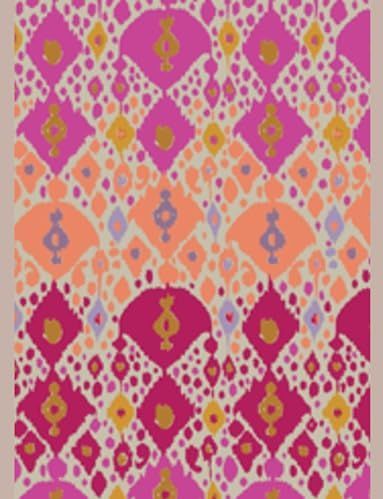 Onlnova Life Vis S/S Thea Dress Aop, raspberry rose, XS