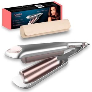 Cecotec Ceramic Wave Straightener RitualCare 2000 Summer Waves. Tourmaline coating, Regelbare temperatuur, LCD, 1.8m 360° snoer, Inclusief reisetui.