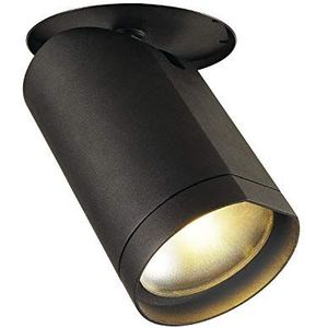 SLV BILAS indoorlamp aluminium/glas zwart lamp binnen, binnenlamp