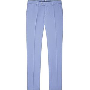 HACKETT LONDON Mens Tencel Cotton Linen Pants, 5NTCOUNTRY Blue, 32