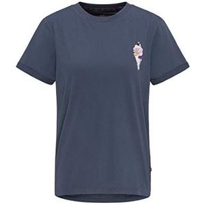 SANIKA T-shirt voor dames, marineblauw, M
