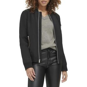 Levi's Women's Poly Bomber Jacket with Contrast Zipper Pockets