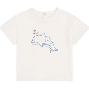 Petit Bateau T-shirt met korte mouwen voor jongens, Wit, 18 Maanden