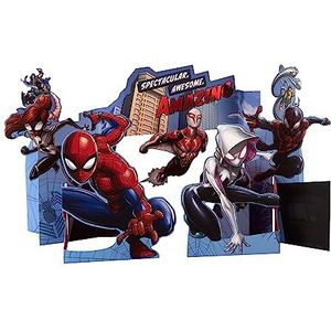 Hallmark Verjaardagskaart voor zoon - 3D MARVEL Spider Man Design