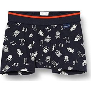 Schiesser Jongens shorts ondergoed, nachtblauw, 92 cm