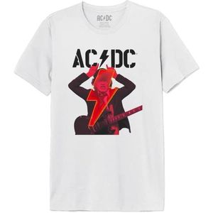 AC/DC T-shirt heren, Wit, M