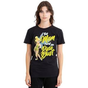 Tinker Bell Movie Moederdag Pixie Dust dames T-shirt, zwart, X-Large, Zwart, XL