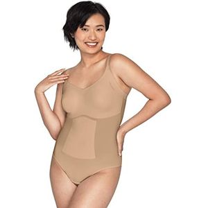 Maidenform Shapewear Bodysuit voor dames, Beige, XL