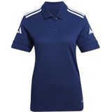adidas Squadra 25 Polo - Donkerblauw - 65% Gerecycled Polyester, 35% Katoen