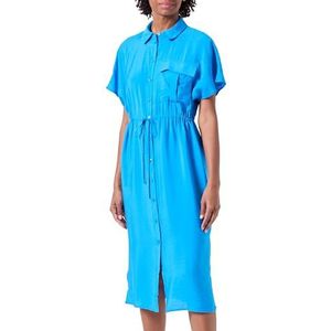 VMIRIS S/S Shirt Calf Dress WVN GA NOOS, Ibiza Blue., L