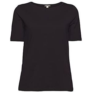 ESPRIT T-shirt van 100% biologisch katoen, zwart, XS