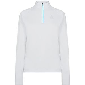 Odlo Dames Midlayer 1/2 zip BESSO sweatshirt, wit, XL