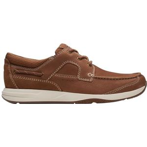 Clarks Heren Sailview Lace, Light Tan Nubuck, 6.5 UK, Licht Tan Nubuck, 40 EU