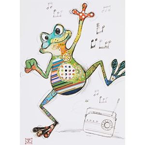 Kooks door Bug Art - Leuke & eigenzinnige wenskaart - Freddy Frog