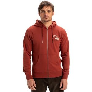 Quiksilver Heren Graphic Mix Hoodie Zip Sweatshirt (pak van 1)