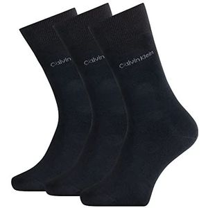 Calvin Klein Heren Classic Casual Sock (verpakking van 3 stuks), Donkerblauw, One Size