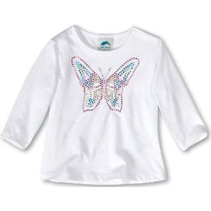 Sanetta meisjes T-shirt 112241 68 cm Bianco (Weiß (10))