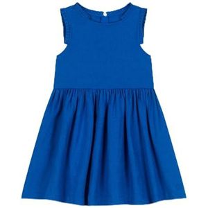 Petit Bateau Mouwloze meisjesjurk, Porselein, 5 Jaar