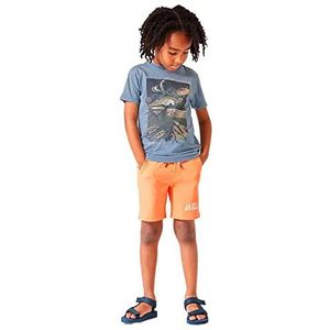Garcia Kids Jongens bermuda shorts, neon carrood, 134, Neon carrood, 134 cm (Slank)