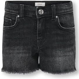 KIDS ONLY Dames Kogrobyn Ex Vint DNM Shorts Azg529 Noos, gewassen zwart, 14 jaar, Zwart, 164