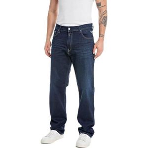 Replay Kyran Relaxed fit jeans voor heren, 007, donkerblauw, 34W x 34L