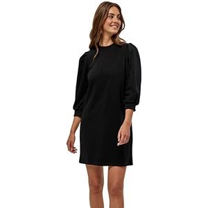 Minus Damen Mika Sweatshirt-Kleid Mit 3/4-Arm 100 Black XXL