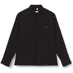 Seidensticker Studio Shirt - Regular Fit - gemakkelijk te strijken - Kent-kraag - lange mouwen - unisex - 100% Tencel, donkerblauw, XXL