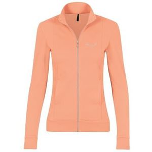 TRIGEMA Vrijetijdsjas voor dames met kristalstenen, apricot, S