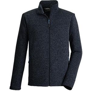 killtec Heren Gebreid fleecejack/jack met opstaande kraag KOW 3 MN JCKT, dark navy S, 39678-000