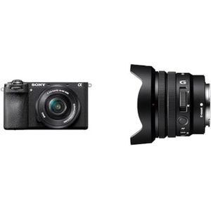 Sony Alpha 6700 | APS-C spiegelloze camera met Sony 16-50mm lens & Sony E PZ 10-20 mm F4 G | APS-C Powerzoom-lens (SELP1020G)